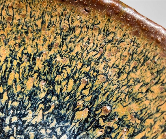 古玩陶瓷建窯金油滴茶盞拍賣，當(dāng)前價(jià)格1元