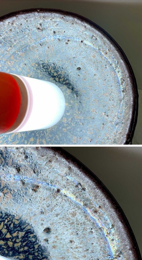 古玩陶瓷建窯金油滴茶盞拍賣，當(dāng)前價(jià)格1元