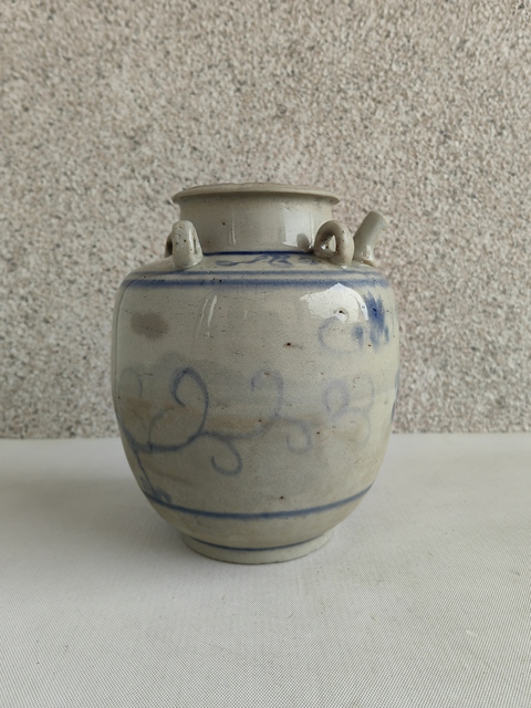 古玩陶瓷青花龍紋四系壺拍賣,當(dāng)前價格680元