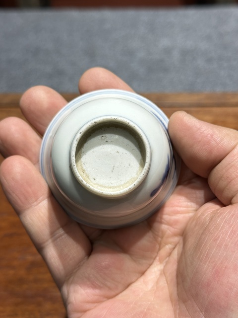 古玩陶瓷明代晚期青花花卉紋杯拍賣,當(dāng)前價(jià)格8800元