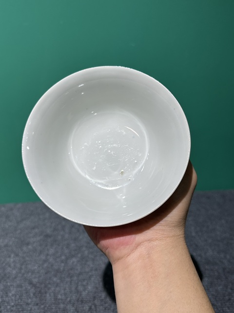 古玩陶瓷清代光緒青花福壽喜紋碗拍賣，當(dāng)前價(jià)格6800元