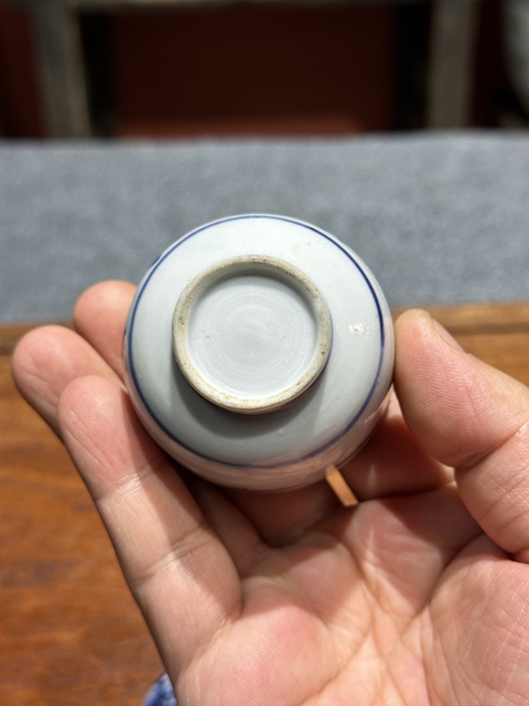 古玩陶瓷清代嘉道青花花卉紋蓋缸拍賣,當前價格1800元