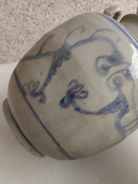 古玩陶瓷青花龍紋四系壺拍賣,當(dāng)前價格680元