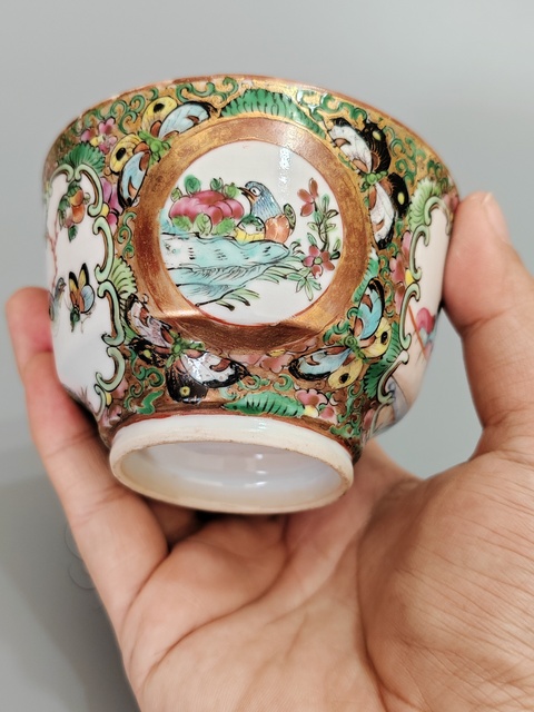 古玩陶瓷清咸豐廣彩杯?全品拍賣,當(dāng)前價格58元
