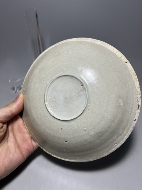 古玩陶瓷宋代影青六筋雙魚紋淺碗拍賣,當前價格1388元