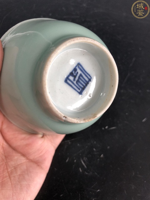 古玩陶瓷清中期·豆青釉杯拍賣(mài),當(dāng)前價(jià)格380元