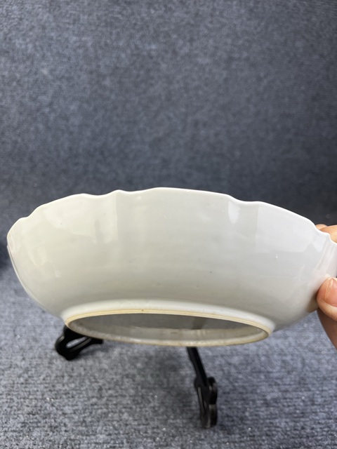 古玩陶瓷乾隆青花亭臺樓閣人物紋盤拍賣,當前價格2388元