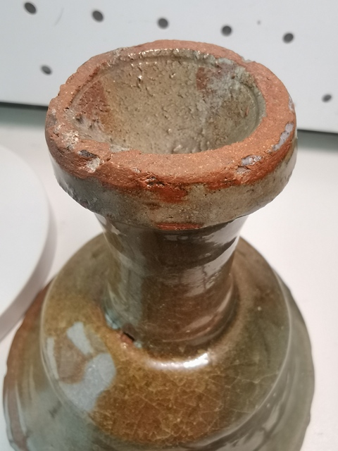 古玩陶瓷元末明初?龍泉青瓷高足杯拍賣,當前價格2200元