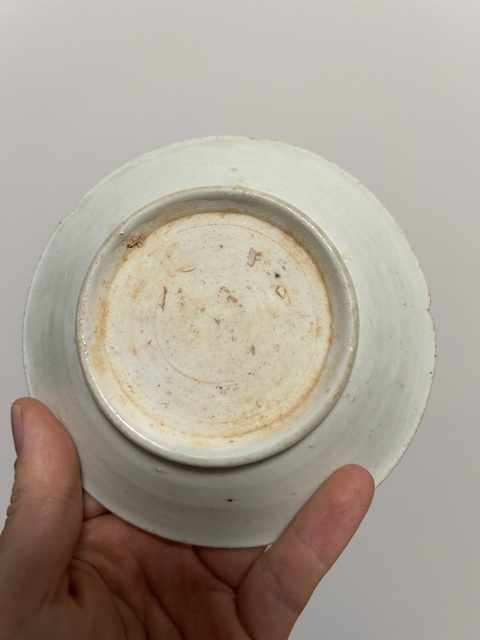 古玩陶瓷五代北宋·青白釉葵口洗拍賣，當前價格2000元