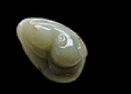 古玩玉器和田玉雕“一夜承獾”掛件拍賣，當前價格40元