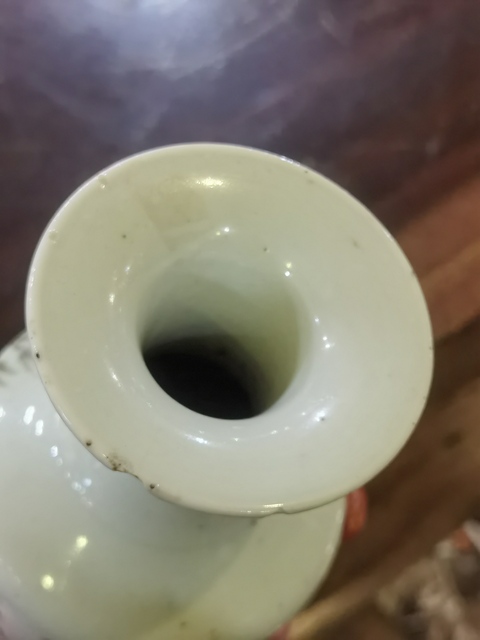 古玩陶瓷山水紋瓶拍賣,當(dāng)前價格2600元