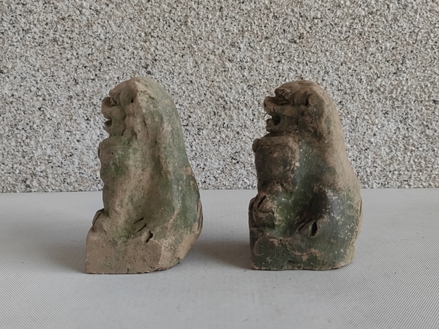 古玩陶瓷紅陶獅子拍賣,當前價格680元