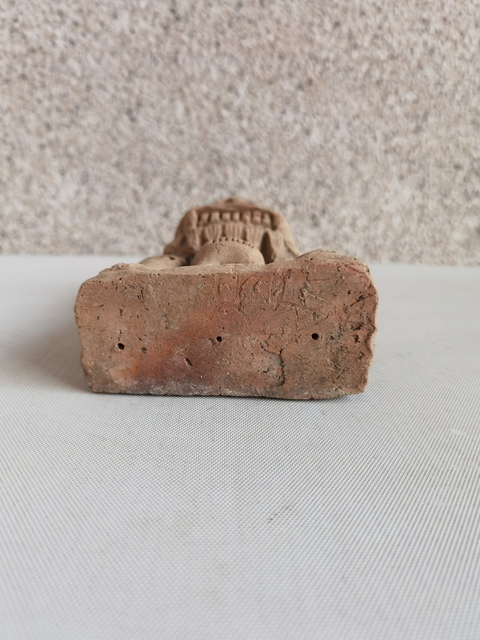 古玩陶瓷紅陶獅子拍賣，當(dāng)前價(jià)格550元