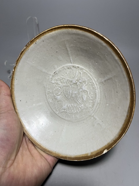 古玩陶瓷宋代青白釉雙魚盤拍賣，當前價格0元