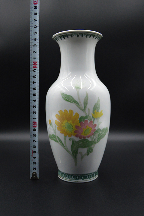 古玩陶瓷【鳳麟齋】醴陵棕雙鳳花卉紋瓶拍賣，當前價格199元