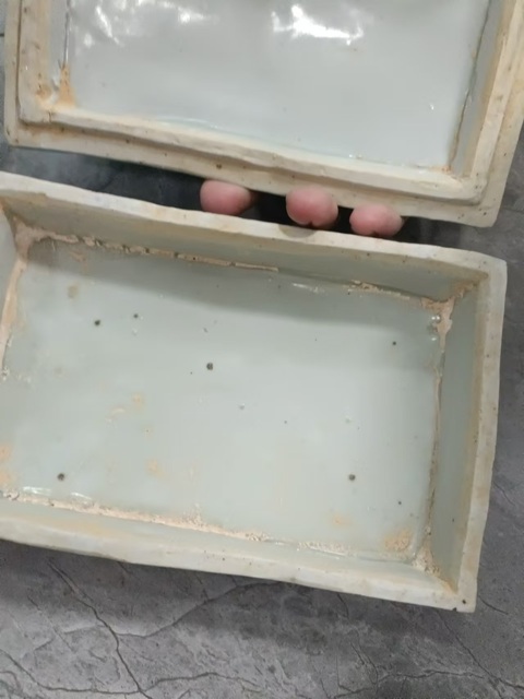 古玩陶瓷雍正青花開光花卉紋四方蓋盒拍賣,當前價格3888元
