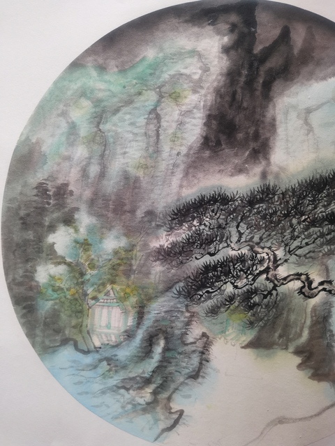 古玩字畫中美協(xié)會員國家一級美術(shù)師黃永濱觀山聽泉拍賣,當(dāng)前價格699元