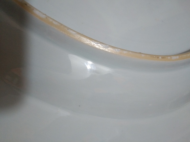 古玩陶瓷【41cm】清康熙青花花卉紋盤拍賣，當前價格12888元