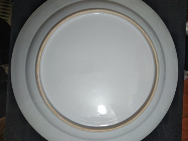 古玩陶瓷【41cm】清康熙青花花卉紋盤拍賣，當前價格12888元