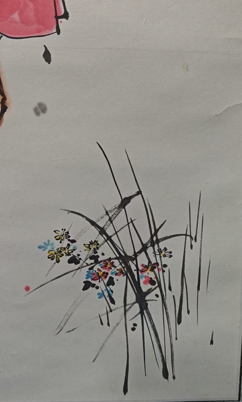 古玩字畫中美協會員海寧美協副主席朱自謙邊疆美拍賣，當前價格2888元