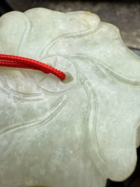 古玩玉器明代和田玉雕“將軍扣”拍賣,當前價格15000元