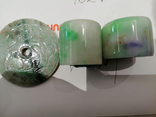 古玩玉器翡翠雕“魚化龍璧”拍賣,當前價格800元