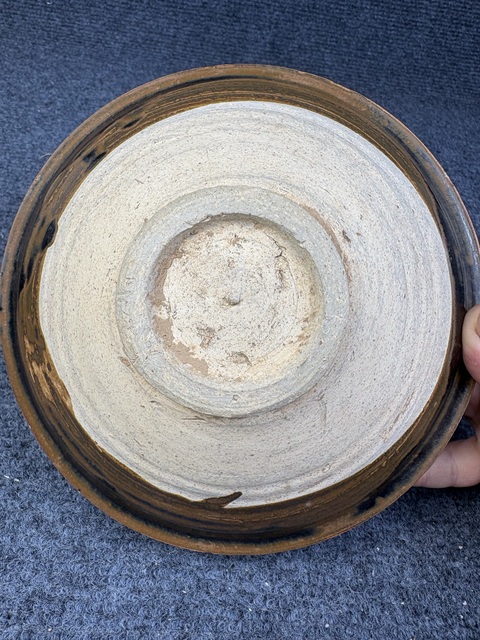 古玩陶瓷磁州窯黑釉鐵銹斑紋碗拍賣,當前價格2388元