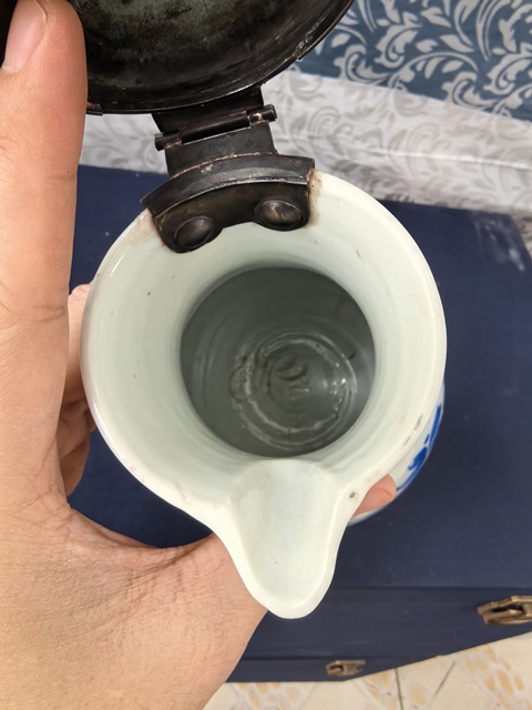 古玩陶瓷崇禎.青花奶壺拍賣，當前價格26800元