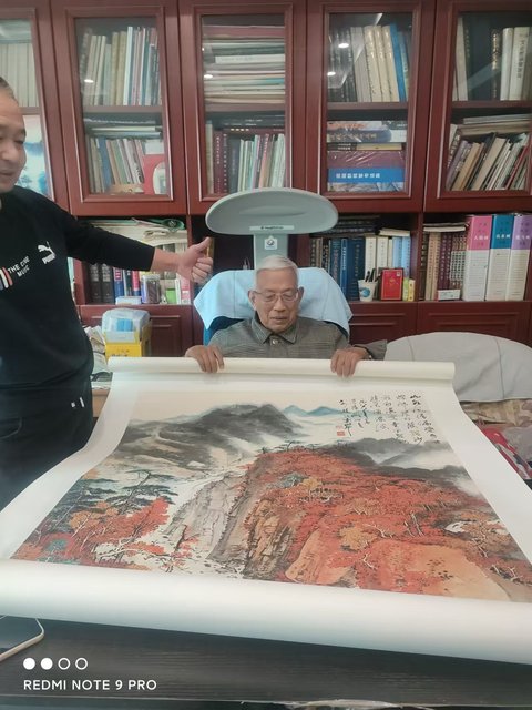 古玩字畫關山月山水拍賣，當前價格80000元
