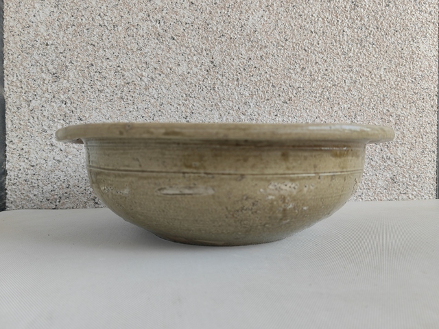 古玩陶瓷青釉盆拍賣,當前價格550元