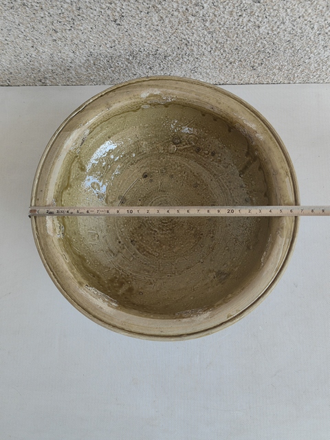 古玩陶瓷青釉盆拍賣,當前價格550元