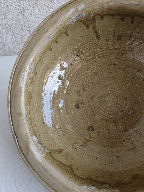 古玩陶瓷青釉盆拍賣,當前價格550元