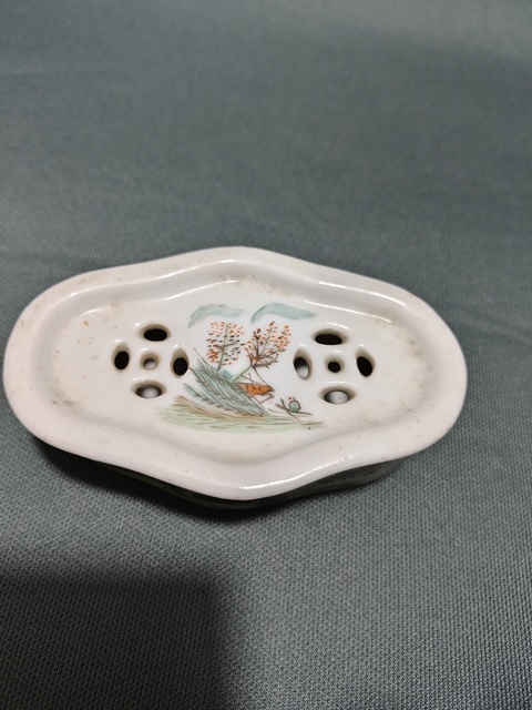古玩陶瓷淺絳彩山水人物紋蛐蛐罐拍賣,當前價格1200元