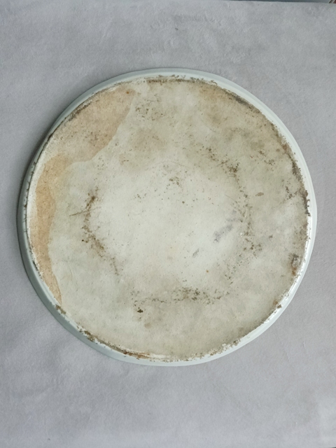 古玩陶瓷粉彩和合二仙圖紋茶盤拍賣，當(dāng)前價(jià)格880元