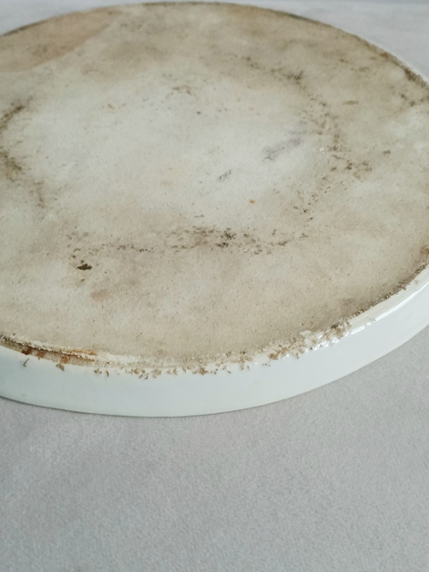 古玩陶瓷粉彩和合二仙圖紋茶盤拍賣，當(dāng)前價(jià)格880元