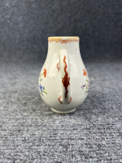 古玩陶瓷乾隆粉彩花卉紋奶壺拍賣,當前價格1288元