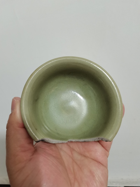 古玩陶瓷龍泉青瓷高足杯拍賣,當前價格0元