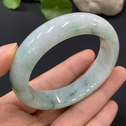 古玩玉器當代·翡翠手鐲拍賣,當前價格6500元