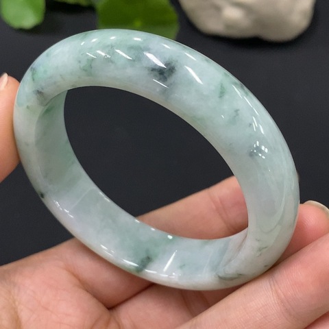 古玩玉器當代·翡翠手鐲拍賣,當前價格6500元