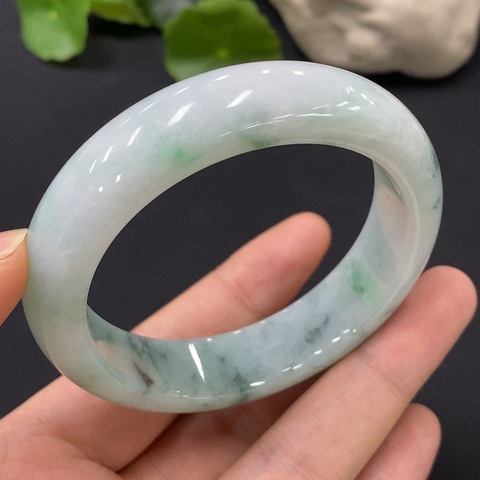 古玩玉器當代·翡翠手鐲拍賣,當前價格6500元