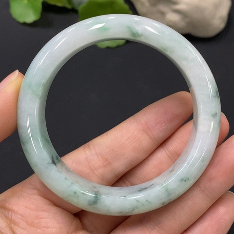 古玩玉器當代·翡翠手鐲拍賣,當前價格6500元