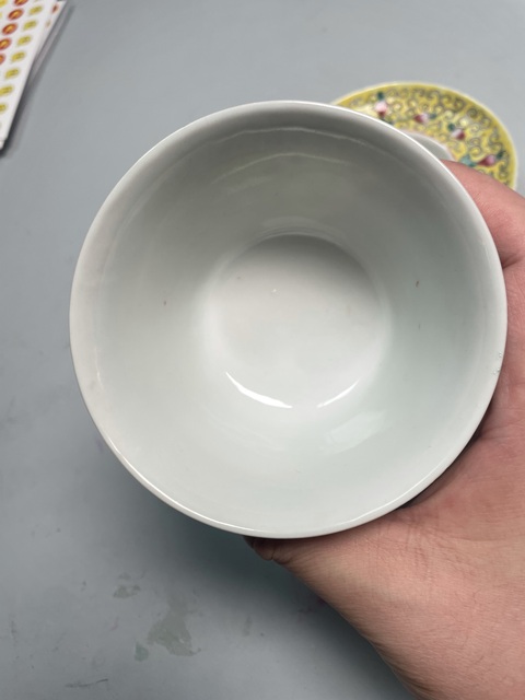 古玩陶瓷精品民窯 民國·粉彩三才蓋碗拍賣,當前價格1580元