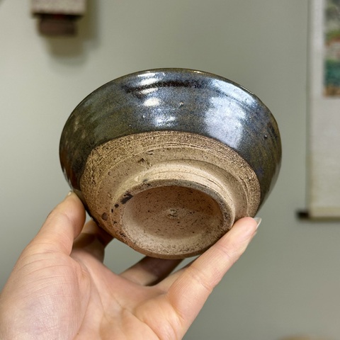 古玩陶瓷元代,茶葉末釉茶盞拍賣,當前價格650元