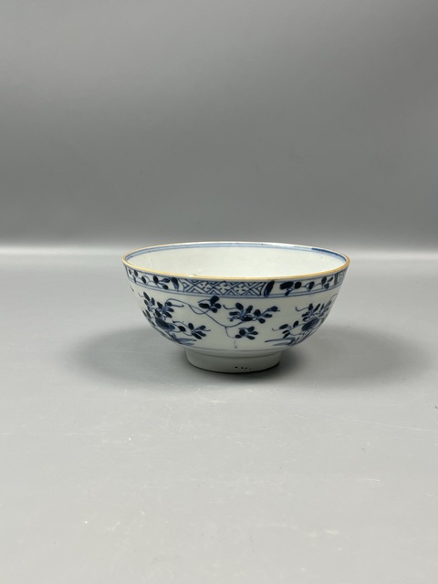 古玩陶瓷康熙青花花卉碗拍賣,當前價格4800元