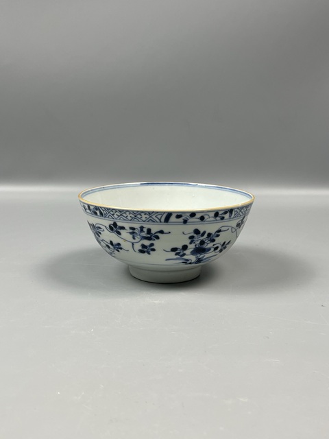 古玩陶瓷康熙青花花卉碗拍賣,當前價格4800元