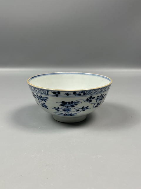 古玩陶瓷康熙青花花卉碗拍賣,當前價格4800元