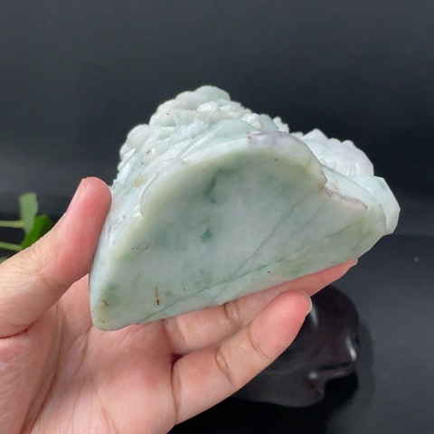 古玩玉器(特價(jià)清貨天然翡翠雕刻山水飾擺件(帶翡翠鑒定證書)拍賣,當(dāng)前價(jià)格1800元