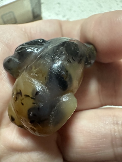 古玩玉器貔貅把件拍賣,當前價格200元