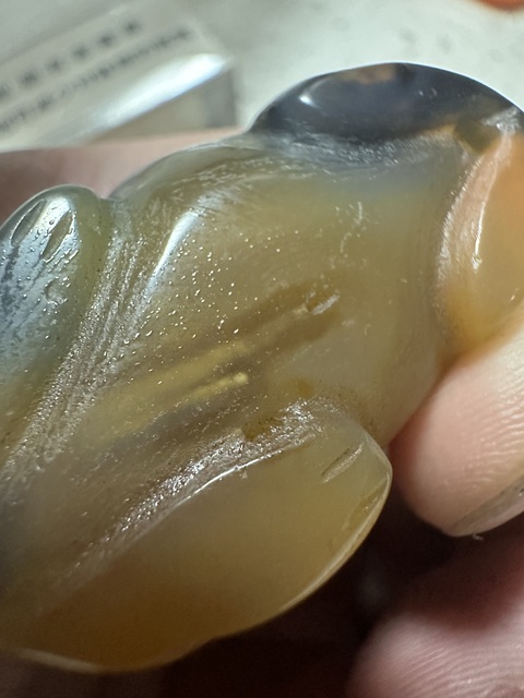 古玩玉器貔貅把件拍賣,當前價格200元
