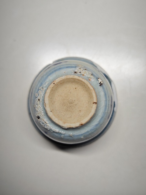 古玩陶瓷明早期青花火云紋杯拍賣,當前價格2345元